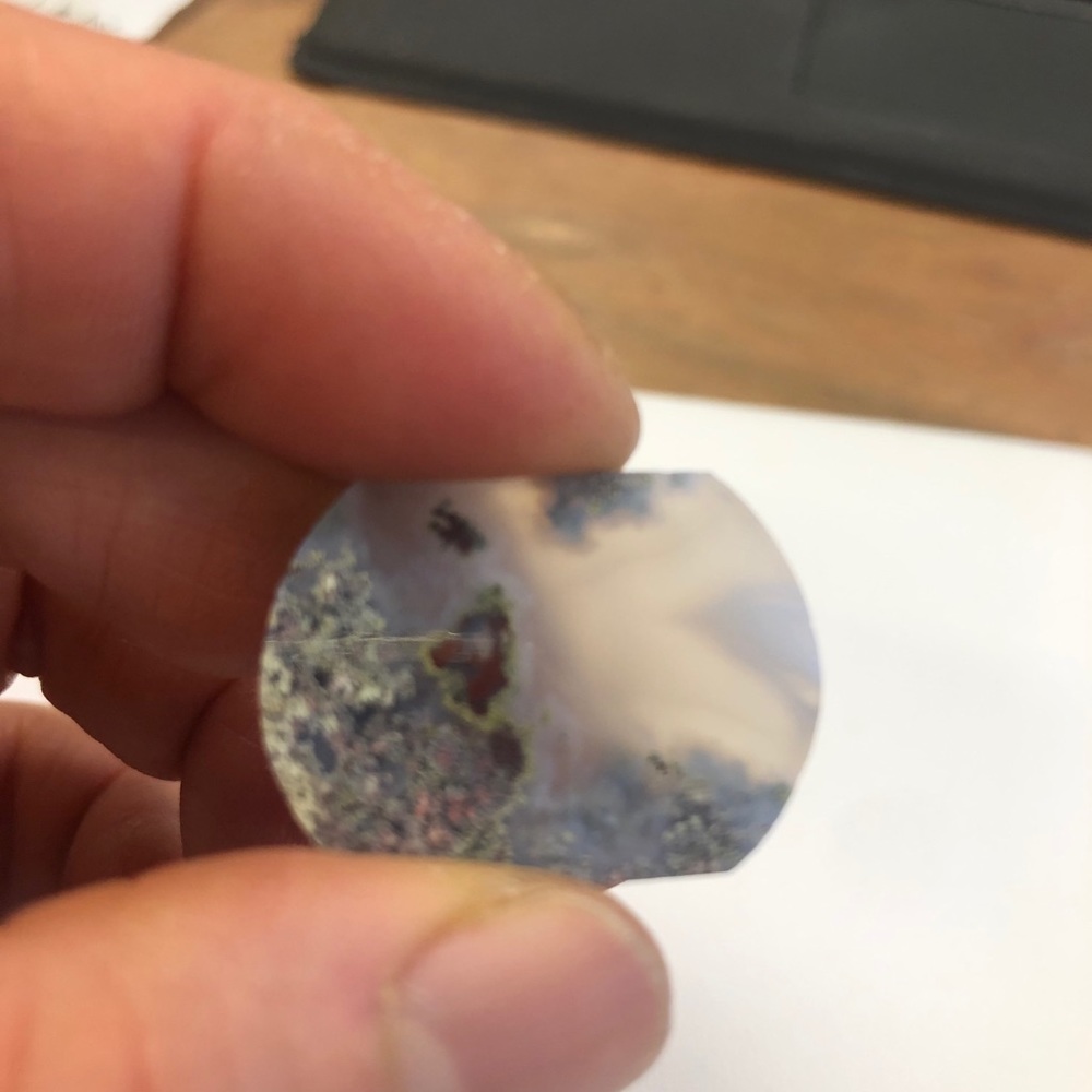 Natural moss agate - Picture 7 of 14
